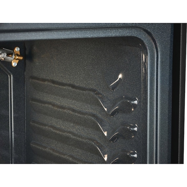 Almo Frigidaire Gallery 30in Freestanding Gas Range, Air Fry & True Convection, Black Stainless Steel - GCRG3060AD