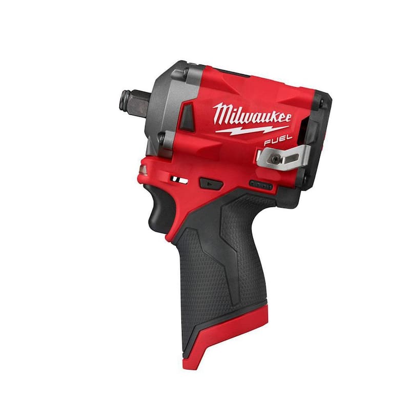 Llave de impacto inalámbrica Milwaukee M12 FUEL de 12V de iones de litio sin escobillas en 1/2 pulgada (Herramienta solamente) - 2555-20.