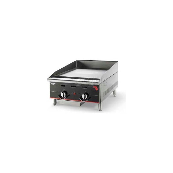 Vollrath Co Vollrath® Cayenne 24" Heavy Duty Griddle, 924GGT, 2 Controls, 60000 BTU - 924GGT