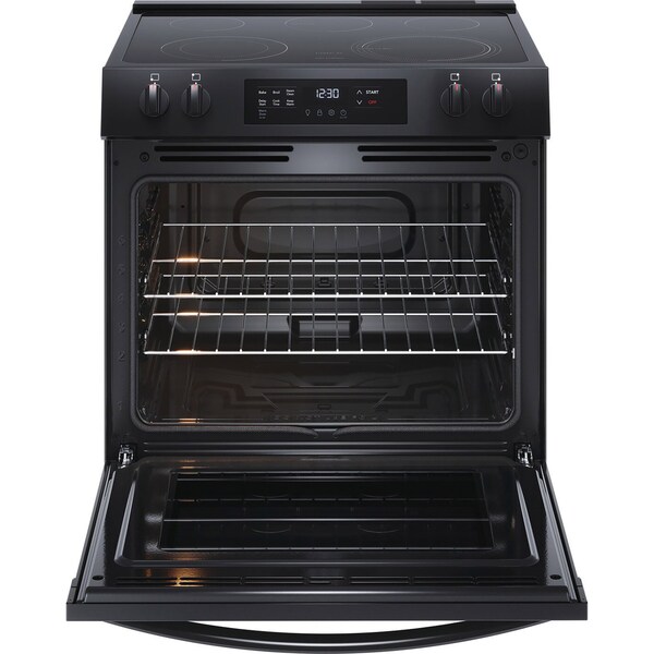 Almo Frigidaire 30-in. ADA Compliant Front Control Smooth Top Electric Range - FCFE3062AB