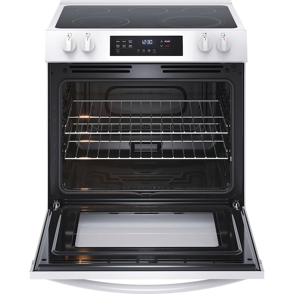 Almo 30-in. Front Control ADA Compliant Smooth Top Electric Range - FCFE3062AW