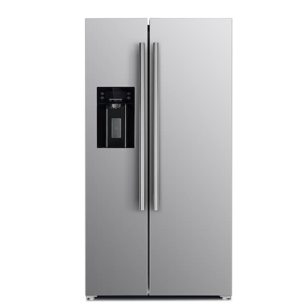 Forno Salerno 36In. Side-by-Side Stainless Steel Refrigerator Ice Maker - FFRBI1844-36SB