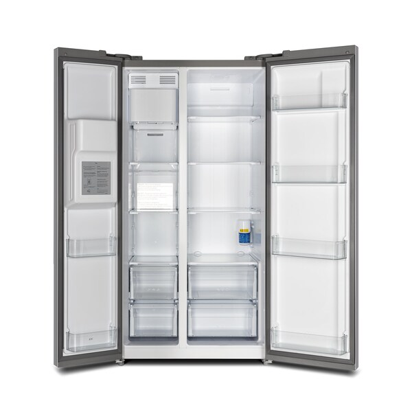 Forno Salerno 36In. Side-by-Side Stainless Steel Refrigerator Ice Maker - FFRBI1844-36SB