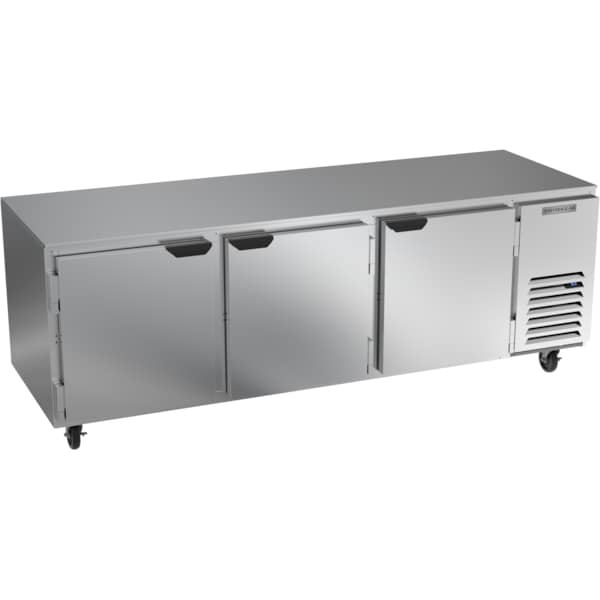 Beverage-Air Refrigerator, Undercounter, Three Section, 29.7 cu. Ft, 93" W - UCR93AHC