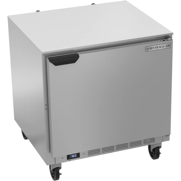 Beverage-Air Refrigerator, Undercounter, 32" W, 7.2 cu. ft., 115 Volt - UCR32AHC