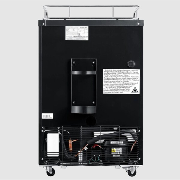 Edgestar 24 Inch Wide Kegerator Conversion Refrigerator for Full Size Kegs with Deep Chill Mode - BR3002SS