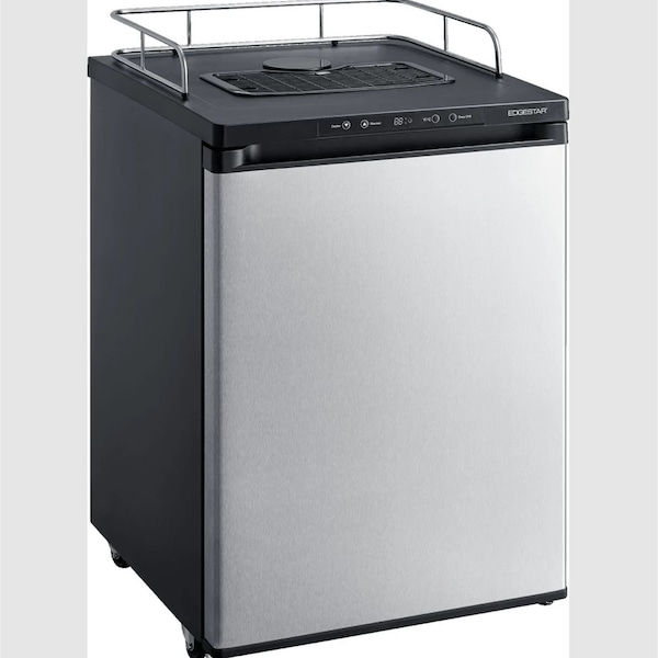 Edgestar 24 Inch Wide Kegerator Conversion Refrigerator for Full Size Kegs with Deep Chill Mode - BR3002SS