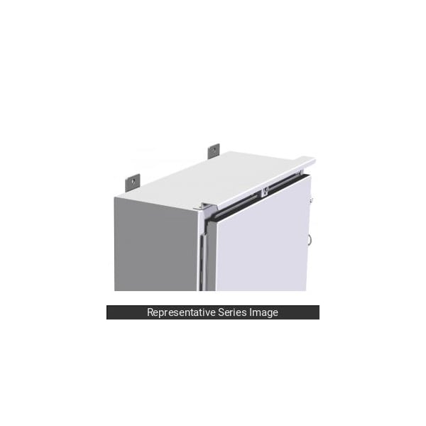 Hammond Drip Shield Kit, 0.71 in. H x 47 in. W x 2.19 in. L, Steel - DK48GY