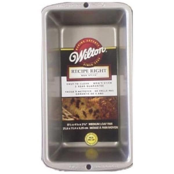 Wilton Wilton 2105-950 8.5 x 4.5 in. Recipe Right Non-Stick Bakeware Loaf Pan - Medium - 624645