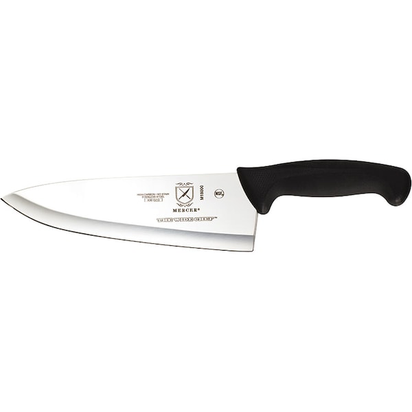 Mercer Cutlery Millennia Wide Chef, 8", Hollow Ground - M18000