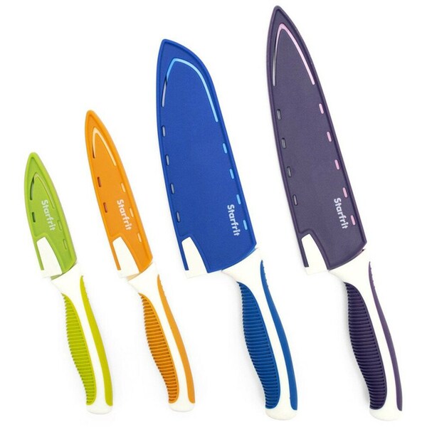 Starfrit High-Carbon Stainless Steel 3.5" Paring Knife with Sharpening Sheath - 093893-006-NEW1