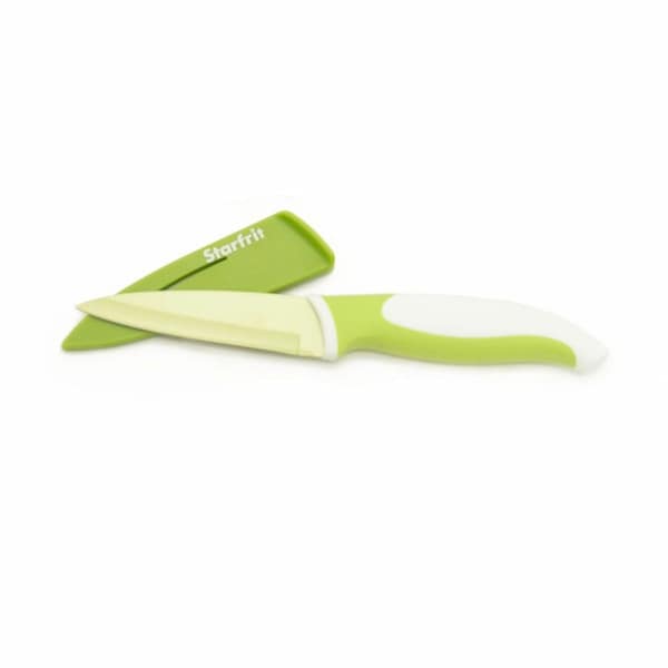 Starfrit High-Carbon Stainless Steel 3.5" Paring Knife with Sharpening Sheath - 093893-006-NEW1
