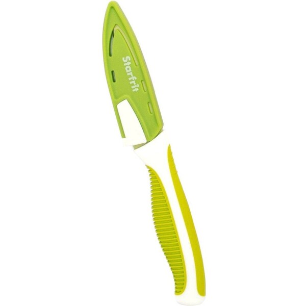 Starfrit High-Carbon Stainless Steel 3.5" Paring Knife with Sharpening Sheath - 093893-006-NEW1