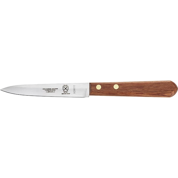 Mercer Cutlery Praxis 3-1/2" Paring, Rose Wood Handle - M26010