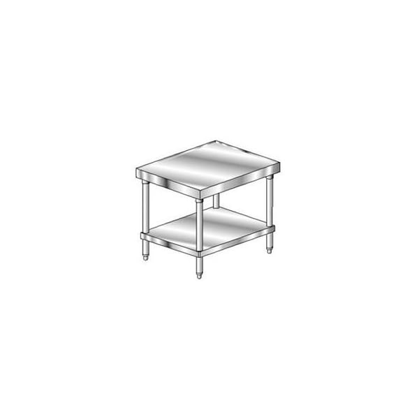 Aero Aero Manufacturing Mixer Stand W/ Undershelf, 14 Ga 304 Stainless Steel Top, 30"W x 30"D - 2MSU-3030