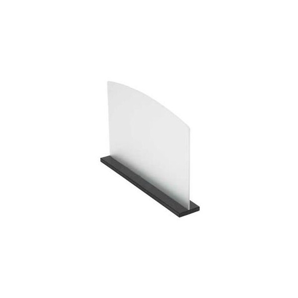 Datum Filing Systems Datum 24"W x 16"H Desktop Partition, Black - DP-24-M1595