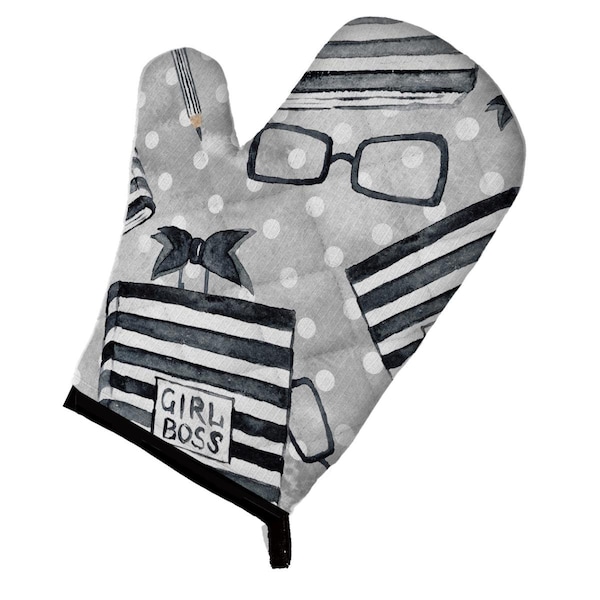 Carolines Treasures Watercolor Girl Boss Journal Oven Mitt - BB7541OVMT