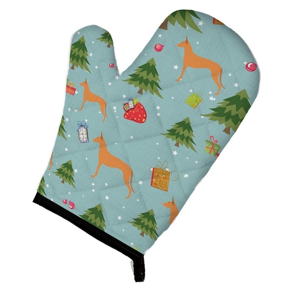 Carolines Treasures Christmas Pharaoh Hound Oven Mitt - BB4812OVMT