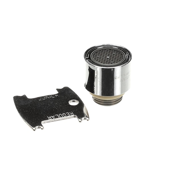 T&S Brass Aerator, Vandal Resistant, 2.2 Gpm, 3/8 Npsm Male - B-0199-07