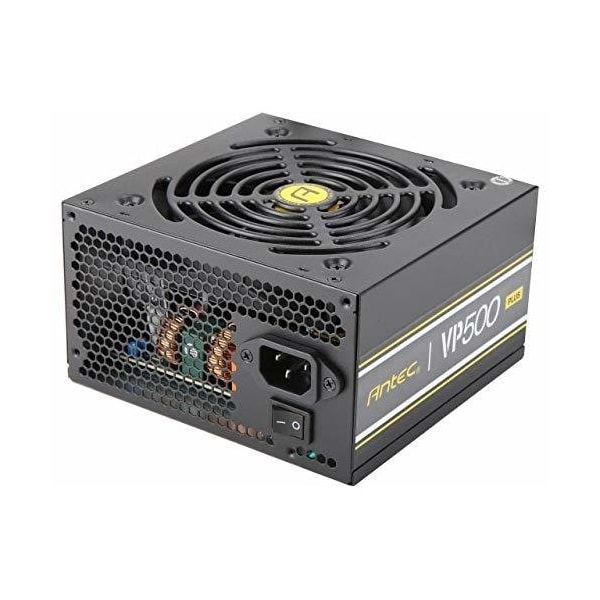 Antec Power Supply, 200 to 240V AC, 3.3/5/12/-12/5V DC, 500W, 18/16/38/0.3/2.5A - VP500PLUS