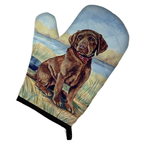 Carolines Treasures Chocolate Labrador Puppy Oven Mitt - 7090OVMT