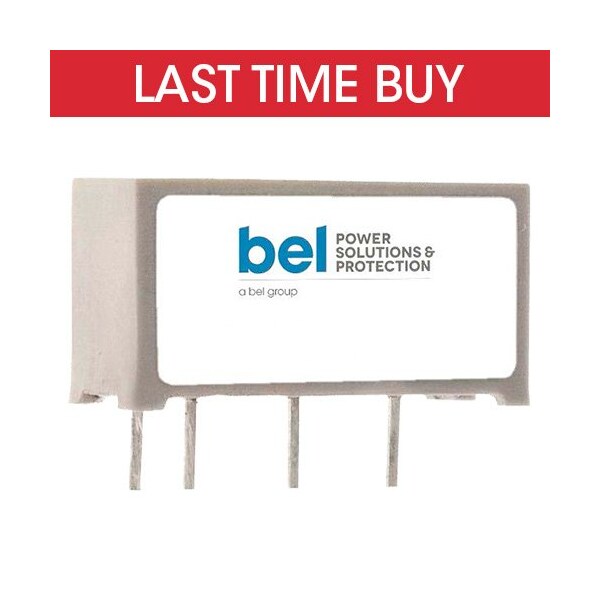Bel Power Solutions Power Supply Module, 4.5 to 5.5V DC, 17V DC, 1W, 0.06A, Through Hole - DSP1N5S17