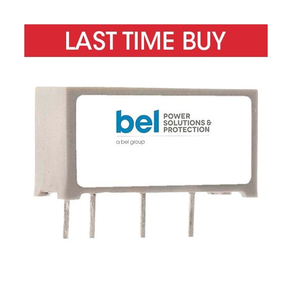 Bel Power Solutions Power Supply Module, 4.5 to 5.5V DC, 12V DC, 1W, 0.08A, Through Hole - DSP1N5S12