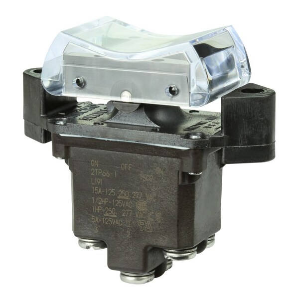 Interruptor basculante Honeywell, Spdt, con traba, terminal de tornillo, actuador basculante, montaje en panel - 1TP1-31