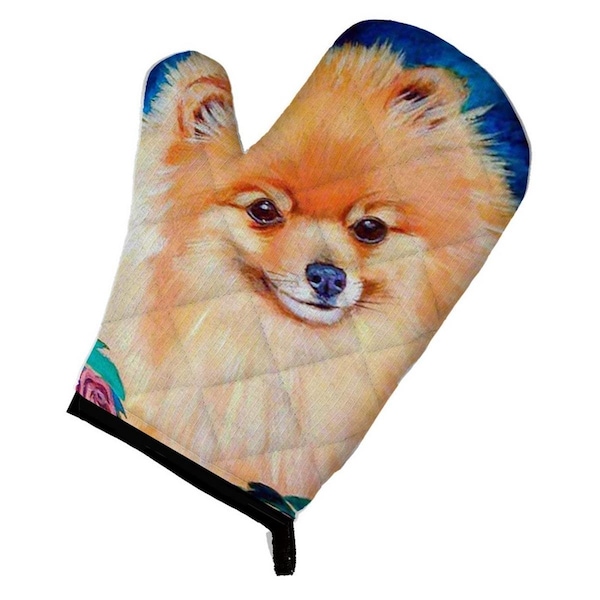 Carolines Treasures Pomeranian Oven Mitt - 7165OVMT