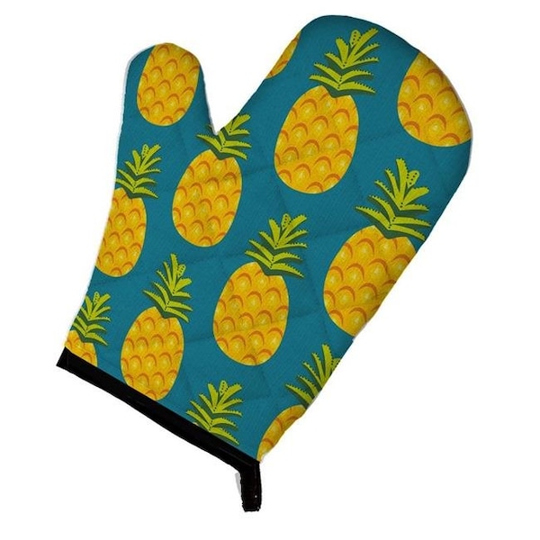 Carolines Treasures Carolines Treasures BB5145OVMT Pineapples on Teal Oven Mitt - BB5145OVMT