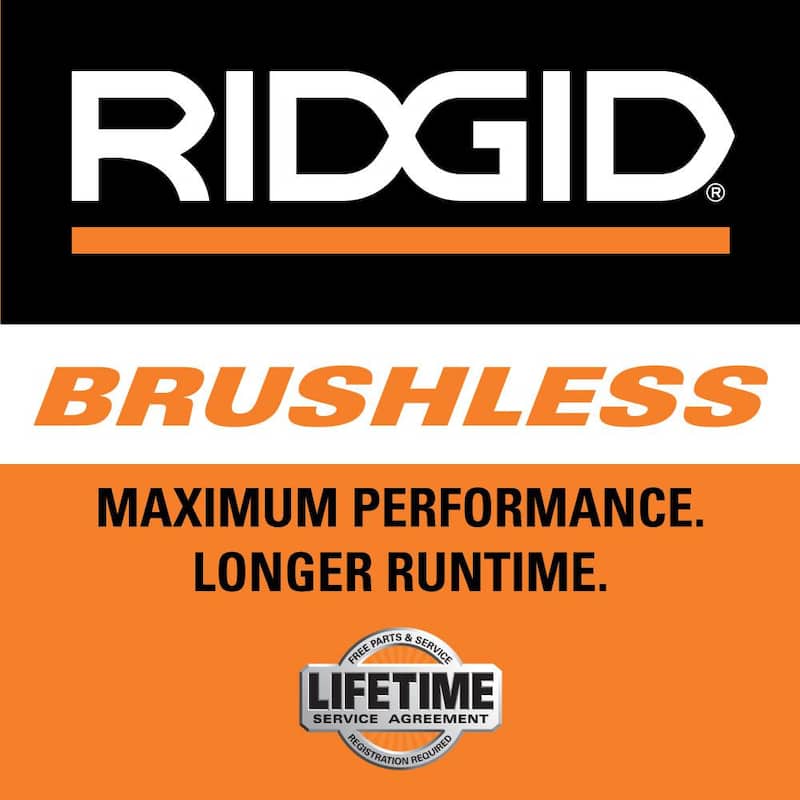 Llave de impacto inalámbrica RIDGID 18V sin escobillas de 4 modos y 1/2 pulgadas con anillo de fricción (solo herramienta) - R86012B