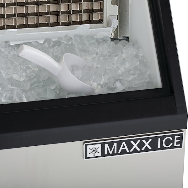 Maxx Ice Icemaker 250 lb, Commercial Freestanding, Energy Star Qualified, SS - MIM250