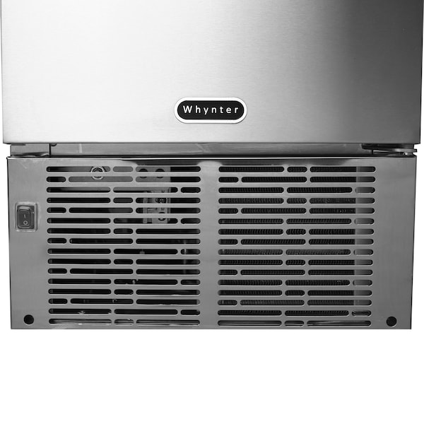 Whynter 14″ W X 24-1/2″ H X 16" D Ice Maker, Ice Production Per Day: 23 lbs. - MIM-14231SS