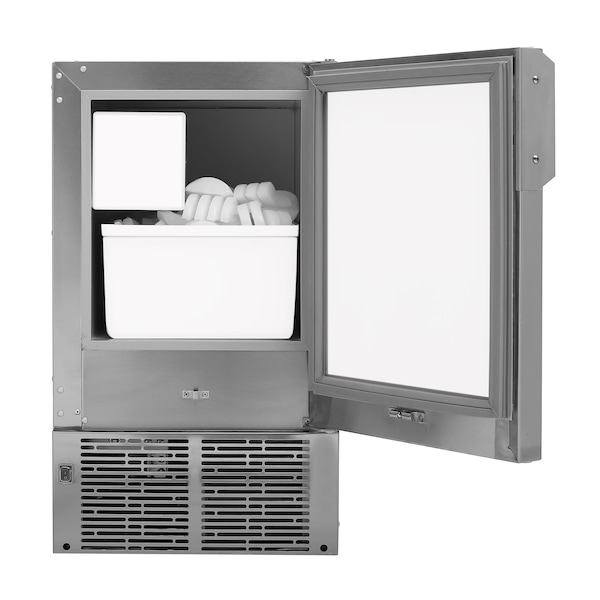 Whynter 14″ W X 24-1/2″ H X 16" D Ice Maker, Ice Production Per Day: 23 lbs. - MIM-14231SS