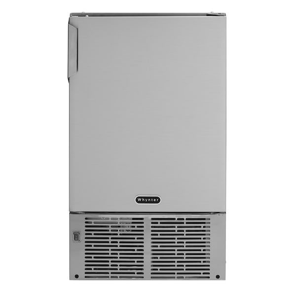 Whynter 14″ W X 24-1/2″ H X 16" D Ice Maker, Ice Production Per Day: 23 lbs. - MIM-14231SS