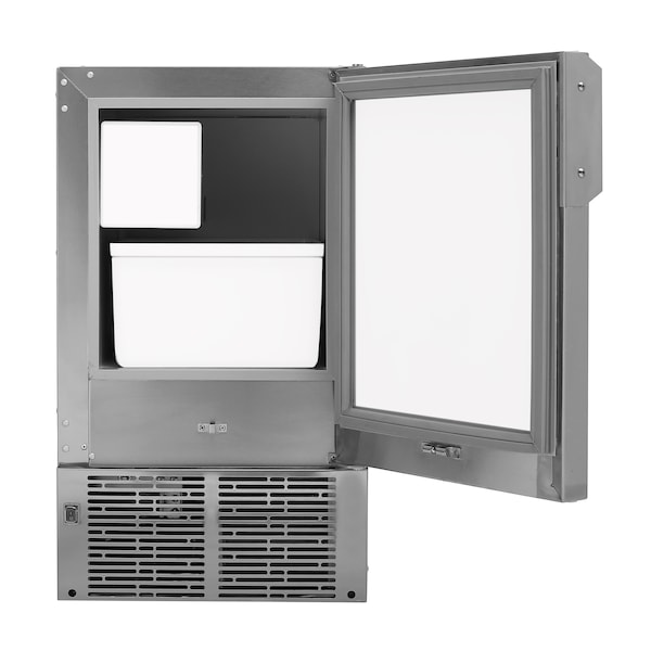 Whynter 14″ W X 24-1/2″ H X 16" D Ice Maker, Ice Production Per Day: 23 lbs. - MIM-14231SS