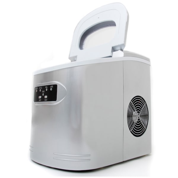 Whynter 9-1/2" W X 13″ H X 14″ D Ice Maker, Ice Production Per Day: 27 lbs. - IMC-270MS