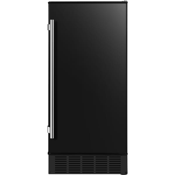 Edgestar 15 Inch Wide BuiltIn Ice Maker with 25 Lbs Storage Capacity and Up to 25 Lbs Daily Ice Production - IB250BL
