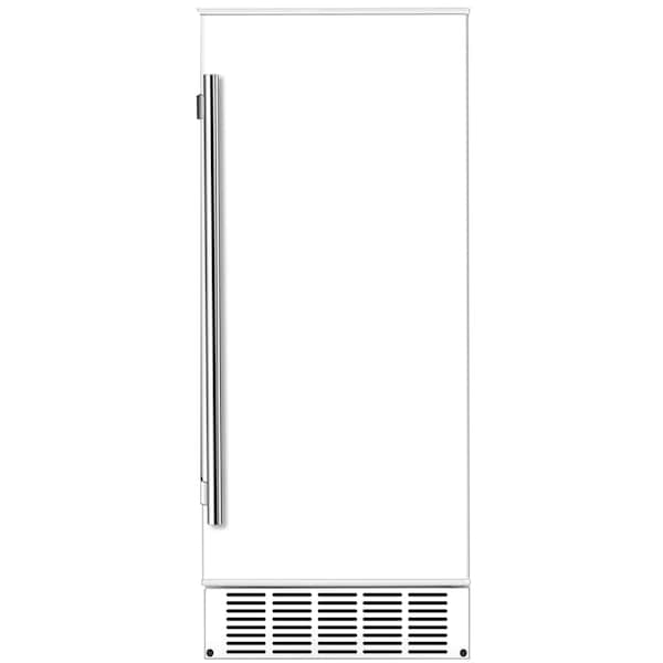 Edgestar 15 Inch Wide BuiltIn Ice Maker with 25 Lbs Storage Capacity and Up to 25 Lbs Daily Ice Production - IB250WH