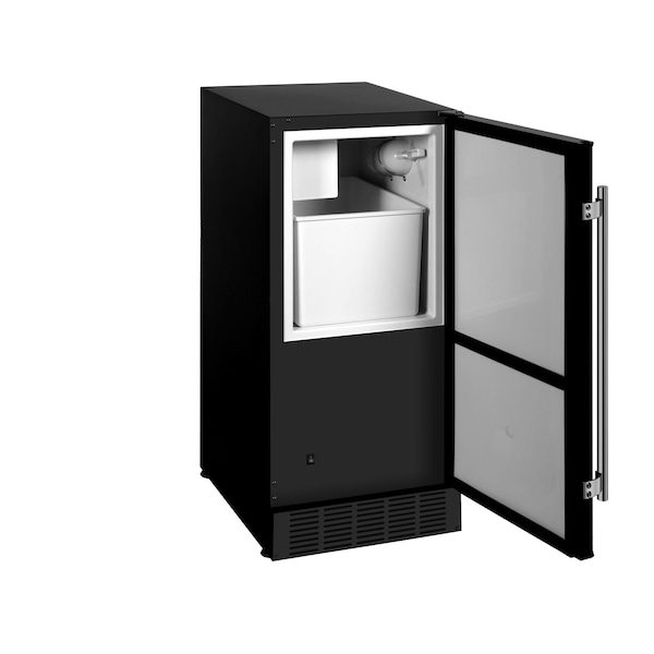 Edgestar 15 Inch Wide BuiltIn Ice Maker with 25 Lbs Storage Capacity and Up to 25 Lbs Daily Ice Production - IB250WH