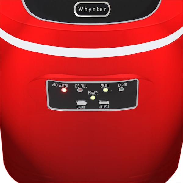 Whynter 9-1/2" W X 13″ H X 14″ D Ice Maker, Ice Production Per Day: 27 lbs. - IMC-270MR