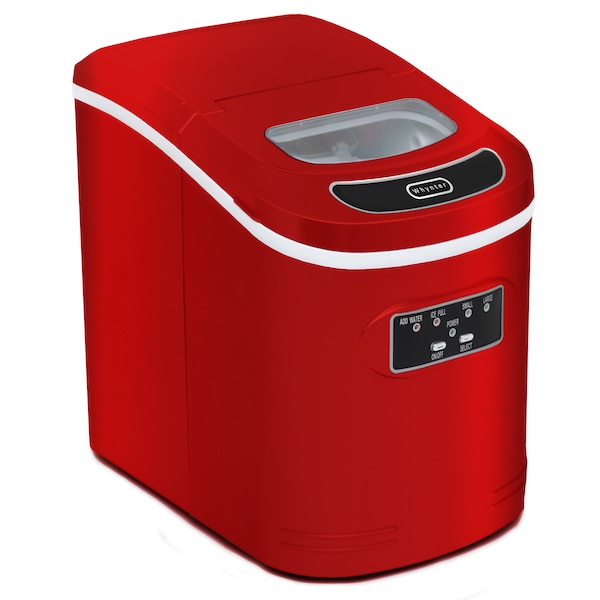 Whynter 9-1/2" W X 13″ H X 14″ D Ice Maker, Ice Production Per Day: 27 lbs. - IMC-270MR