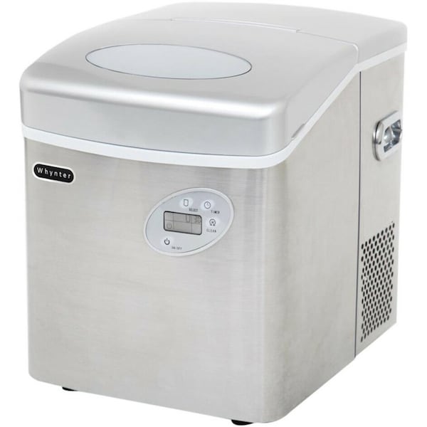 Whynter 15" W X 17" H X 17" D Ice Maker, Ice Production Per Day: 49 lbs. - IMC-490SS