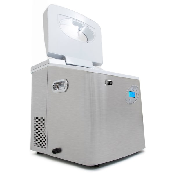 Whynter 15" W X 17" H X 17" D Ice Maker, Ice Production Per Day: 49 lbs. - IMC-490SS