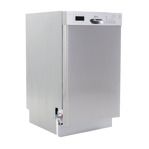 Avanti 18 in. Built In Dishwasher, Stainless Steel - DWF18V3S
