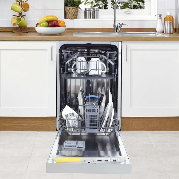 Avanti 18 in. Built In Dishwasher, Stainless Steel - DWF18V3S