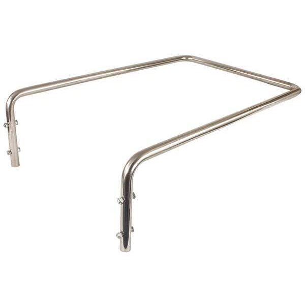Crestware 31" x 21" x 9-1/2" Aluminum Dish Dolly Handle, Aluminum - RHANDLE