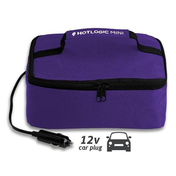 Hotlogic HotLogic 16801045-PUR Portable Personal 12V Mini Oven; Purple - 16801045-PUR
