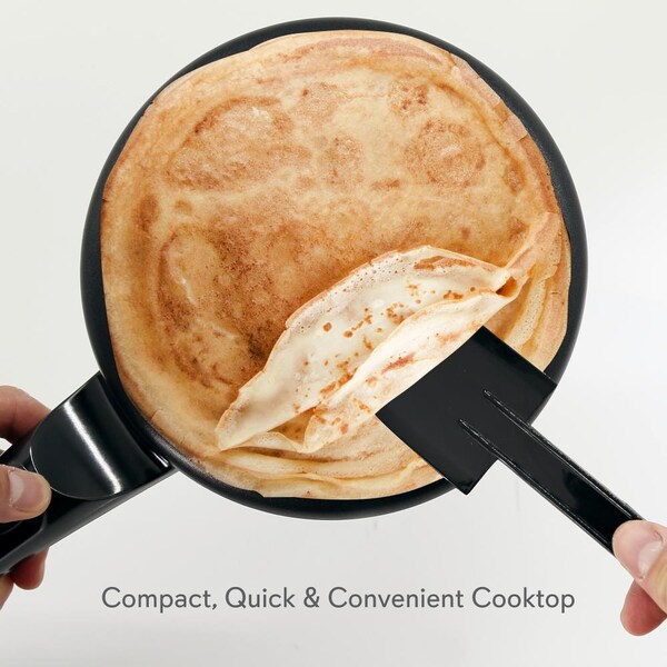 Nutrichef Electric Griddle - Crepe Maker Hot Plate Cooktop, PKCRM08.5 - PKCRM08.5