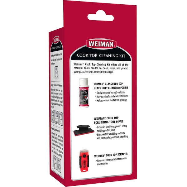 Weiman Products Weiman No Scent Cooktop Cleaner Starter Kit 1 box Sponge - 98A